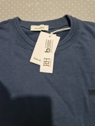 Jersey Pedro del Hierro punto azul Talla S