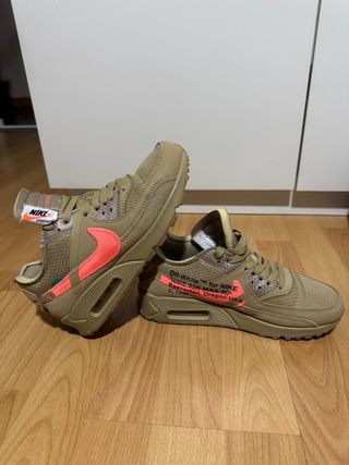 Nike Air Max 90 Off-White Beige/Naranja