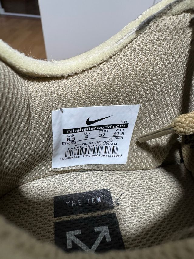 Nike Air Max 90 Off-White Beige/Naranja