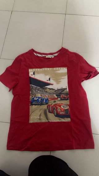 Maglia polo bambino bianca