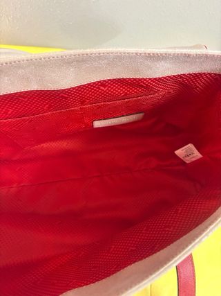 Borsa Trussardi Pelle Beige/Rosso