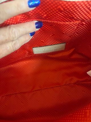 Borsa Trussardi Pelle Beige/Rosso