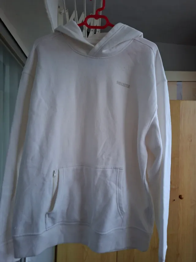 Sudadera Hollister Blanca