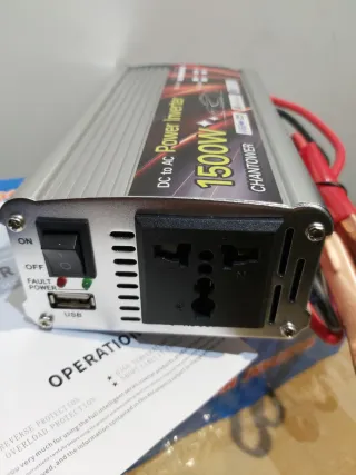 Inversor 1500W DC a AC 12V a 220V