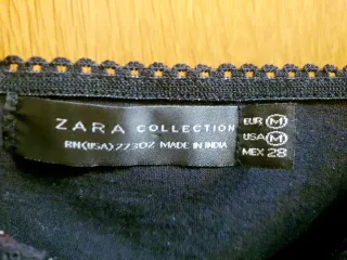 Top lencero terciopelo y encaje negro