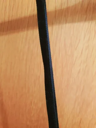 Top lencero terciopelo y encaje negro