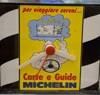 Orologio Michelin da tavolo anni '90