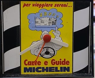 Orologio Michelin da tavolo anni '90