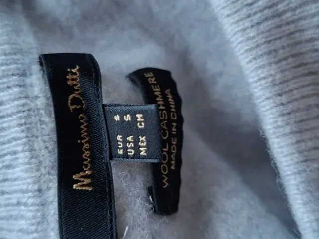 Vestido Massimo Dutti Gris Talla S