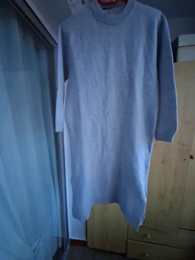 Vestido Massimo Dutti Gris Talla S