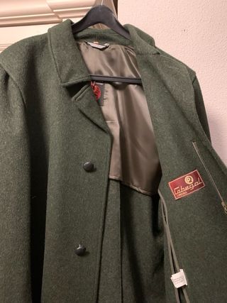 Abrigo Loden verde oliva