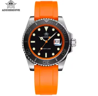 Reloj Addiesdive GMT H3 Correa Silicona Naranja