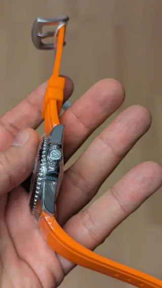 Reloj Addiesdive GMT H3 Correa Silicona Naranja