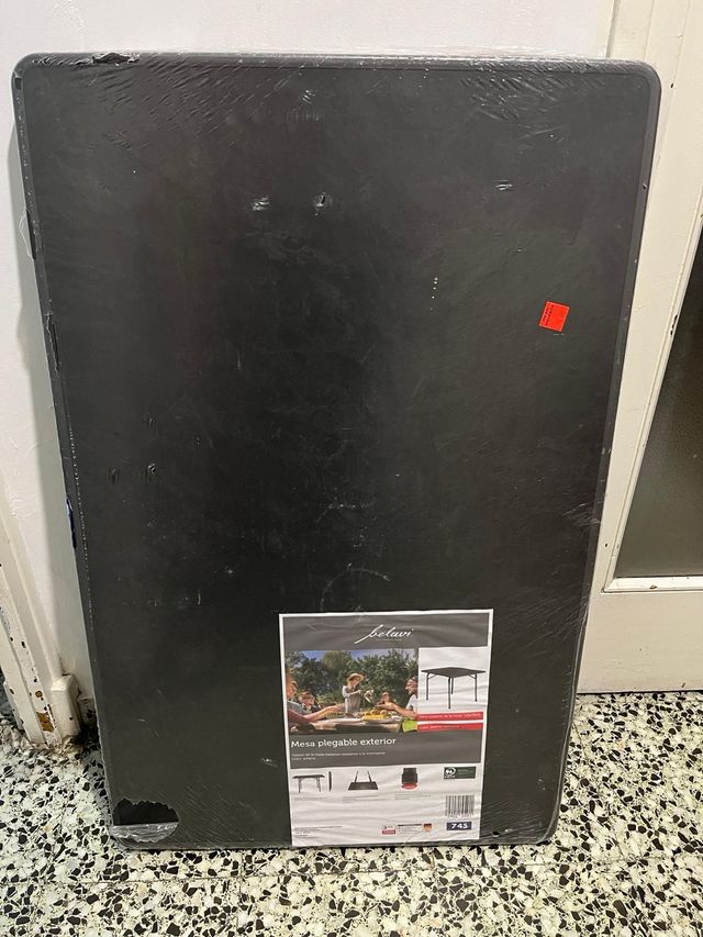 Mesa plegable exterior Belavi 110x70cm