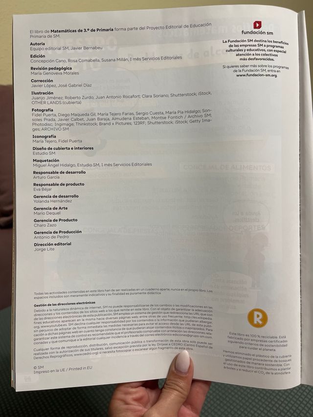 libro matemáticas REVUELA 3 de primaria, 2trimestr