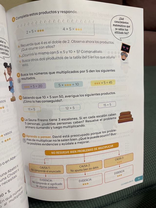 libro matemáticas REVUELA 3 de primaria, 2trimestr