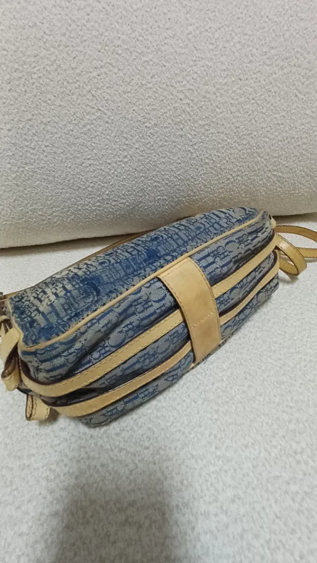 Bolso Carolina Herrera Monogram Azul Beige