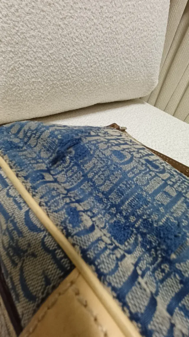 Bolso Carolina Herrera Monogram Azul Beige