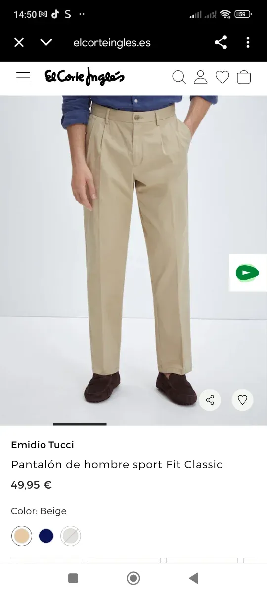 Pantalón Emidio Tucci Sport