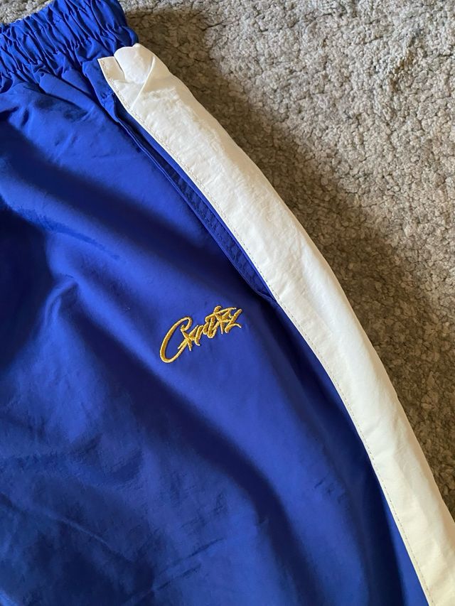 Corteiz x Italia Pantalones Chándal Azules