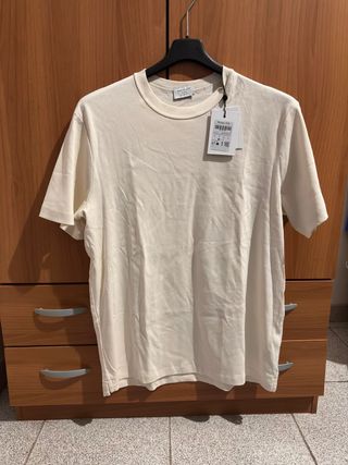 T-shirt Massimo Dutti bianca taglia S