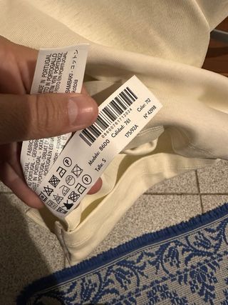 T-shirt Massimo Dutti bianca taglia S