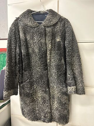 Abrigo vintage astracán T.42/44