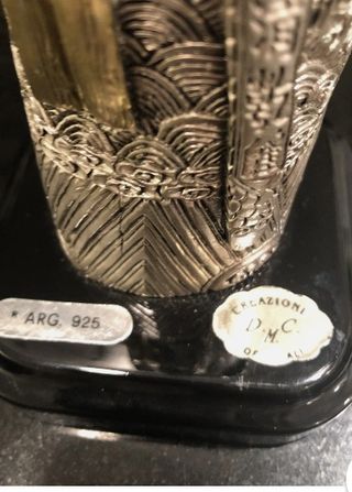 2 Dignitari Cinesi Argento 31x10