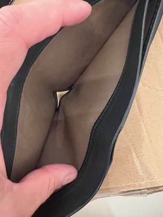 Cartera Bottega Veneta tejida negra