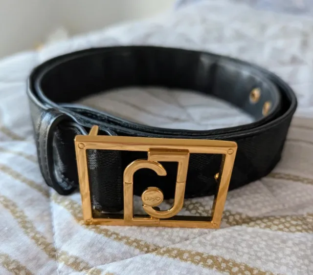 Cintura Liu Jo Nera con Fibbia Logo