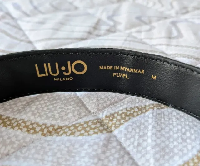 Cintura Liu Jo Nera con Fibbia Logo