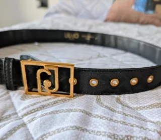 Cintura Liu Jo Nera con Fibbia Logo