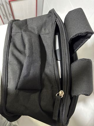 Mochila de viaje con ruedas negra