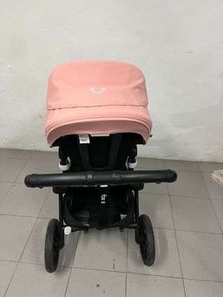Carro Bugaboo Fox 5 capazo más silla de paseo rosa