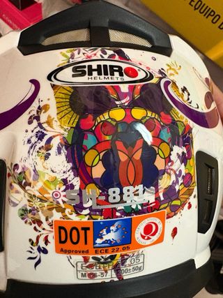 Casco de moto modelo SHIRO, talla M.( ESTA NUEVO)