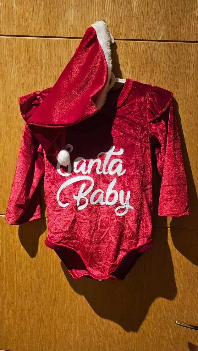 Disfraz de bebé - Elfo Navidad - NUEVO (3 piezas)