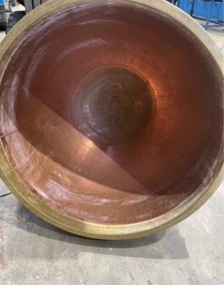 Olla Perol Cazuela Bronce Cobre cocina industrial