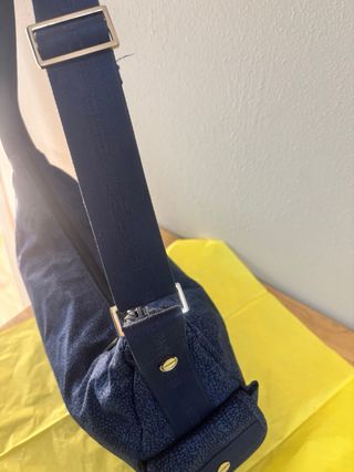 Borsa Hobo Borbonese Blu