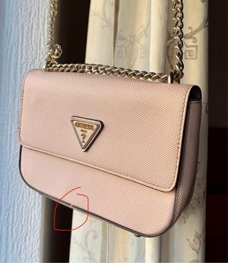 Bolso Guess Rosa Cadena Dorada