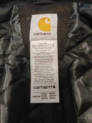 Chaqueta Carhartt Rework Detroit Negra Talla L