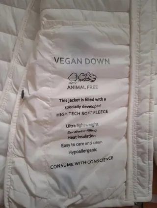 Chaqueta Fuchs Schmitt Plumón Vegano Blanca
