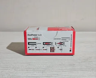 Fischer DuoPower 5x25 tacos (100 uds)