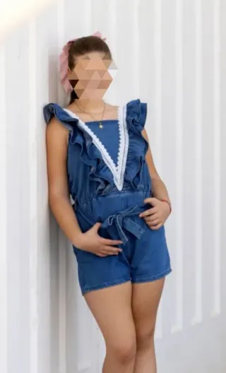 Mono vaquero niña talla 15 años