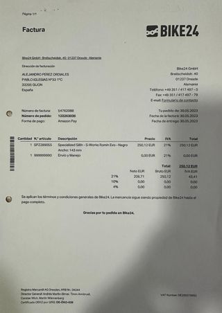 Sillín Specialized S-Works Romin Evo Negro 143mm