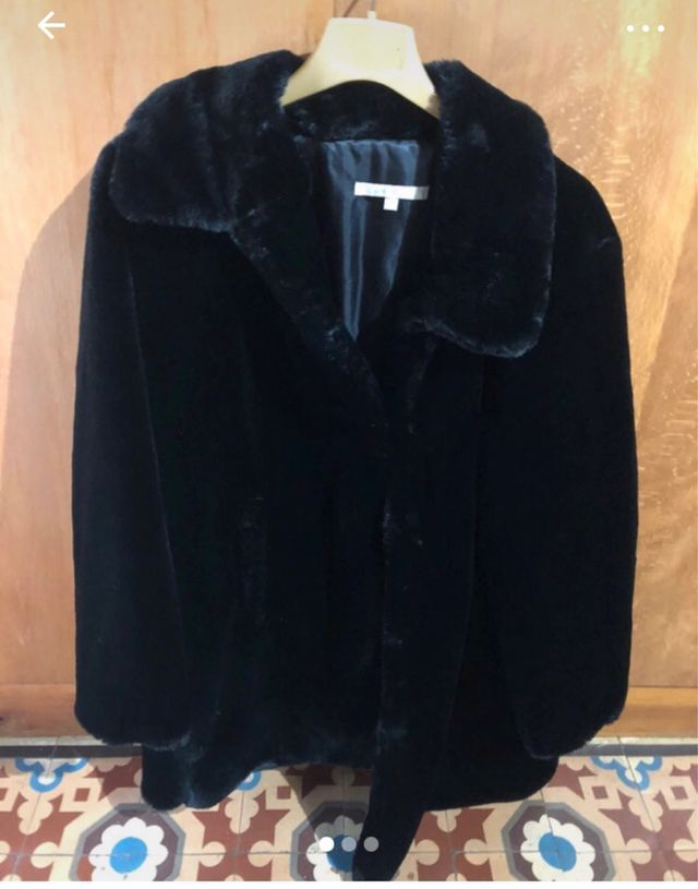 Chaqueta pelo negra