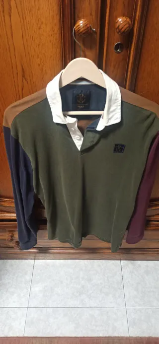Polo Next manga larga colores