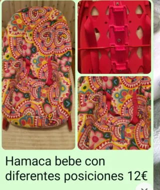 Hamaca bebé con varias posiciones