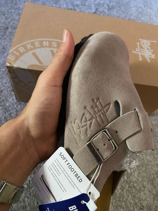 Birkenstock x Stüssy Beige Talla 42