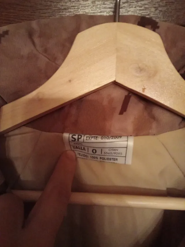 Uniforme pixelado árido do Exército Espanhol