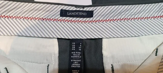 Pantalón Lands End Gris Talla S Hombre